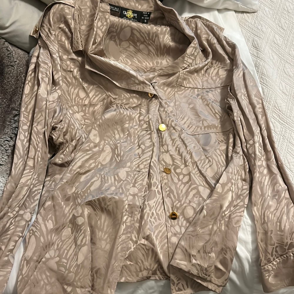 silk blouse